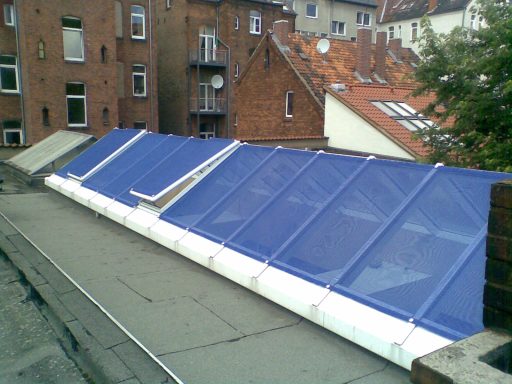 Sonnenschutz für Oberlichter aus Soltis